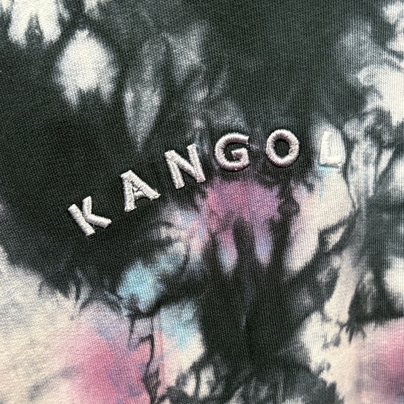 Kangol Blue and Gray Tie-Dye Hoodie - Picture 7 of 8